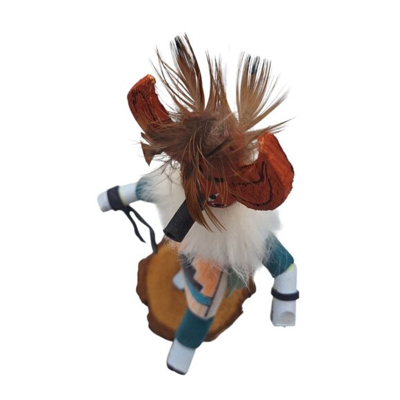 Kachina Handmade Doll Signed 7 Inch Star Whipper AM Native American Indian Art - Picture 5 of 11